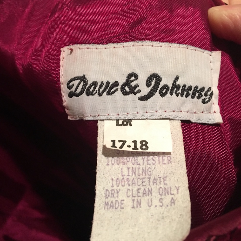 Dave & Johnny beautiful vintage halter top formal - Picture 3 of 9